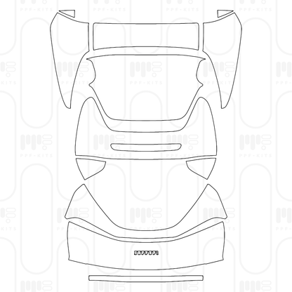 PPF prédécoupé Ferrari 296 GTS 2025