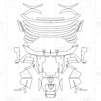 PPF prédécoupé Ferrari Daytona SP3 2025