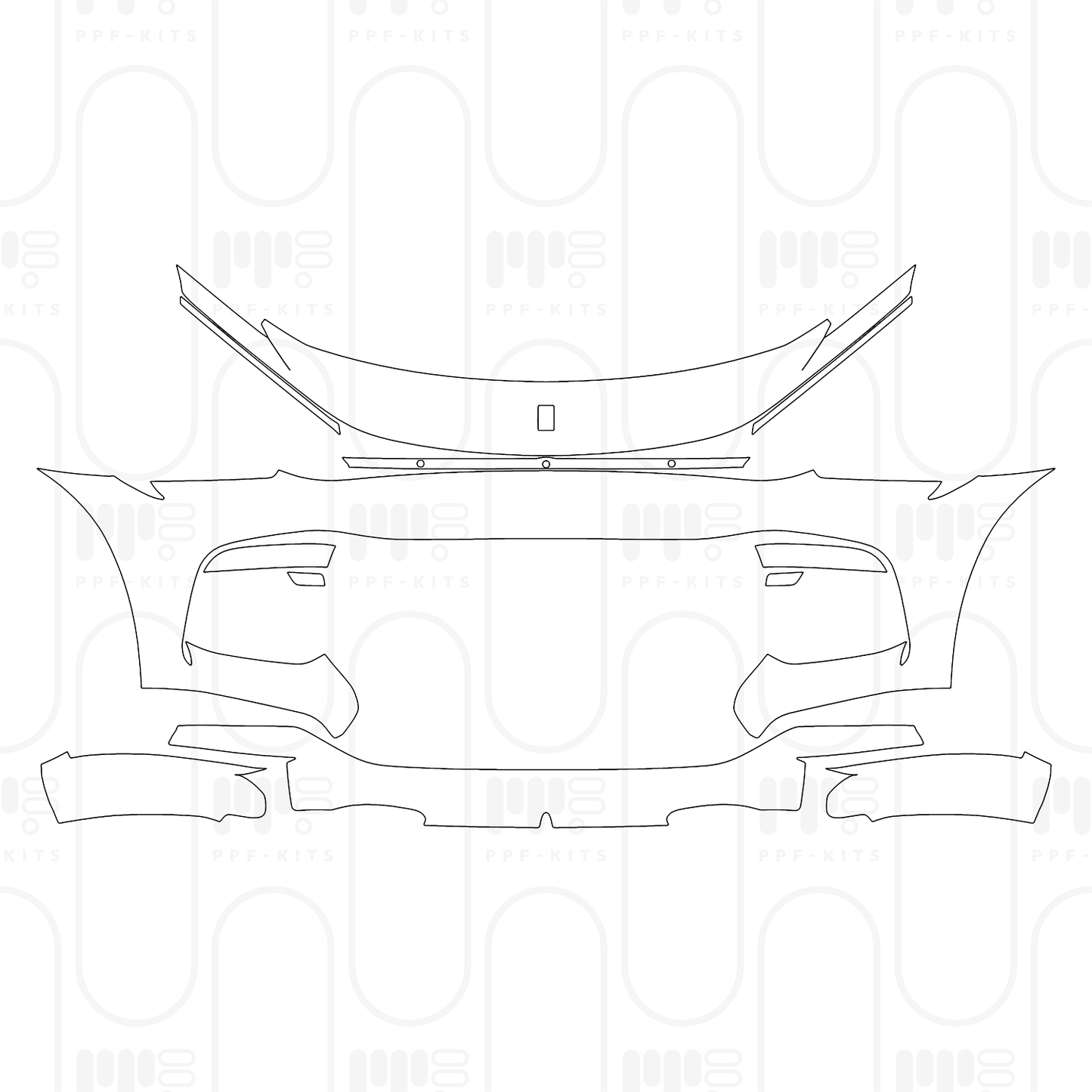 PPF prédécoupé Ferrari Purosangue 2025