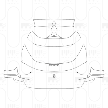PPF prédécoupé Ferrari Purosangue 2025