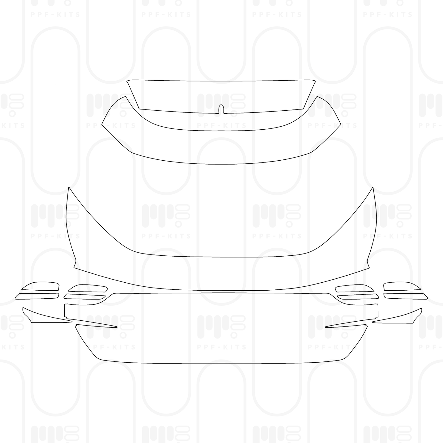 PPF prédécoupé Ferrari Purosangue 2025