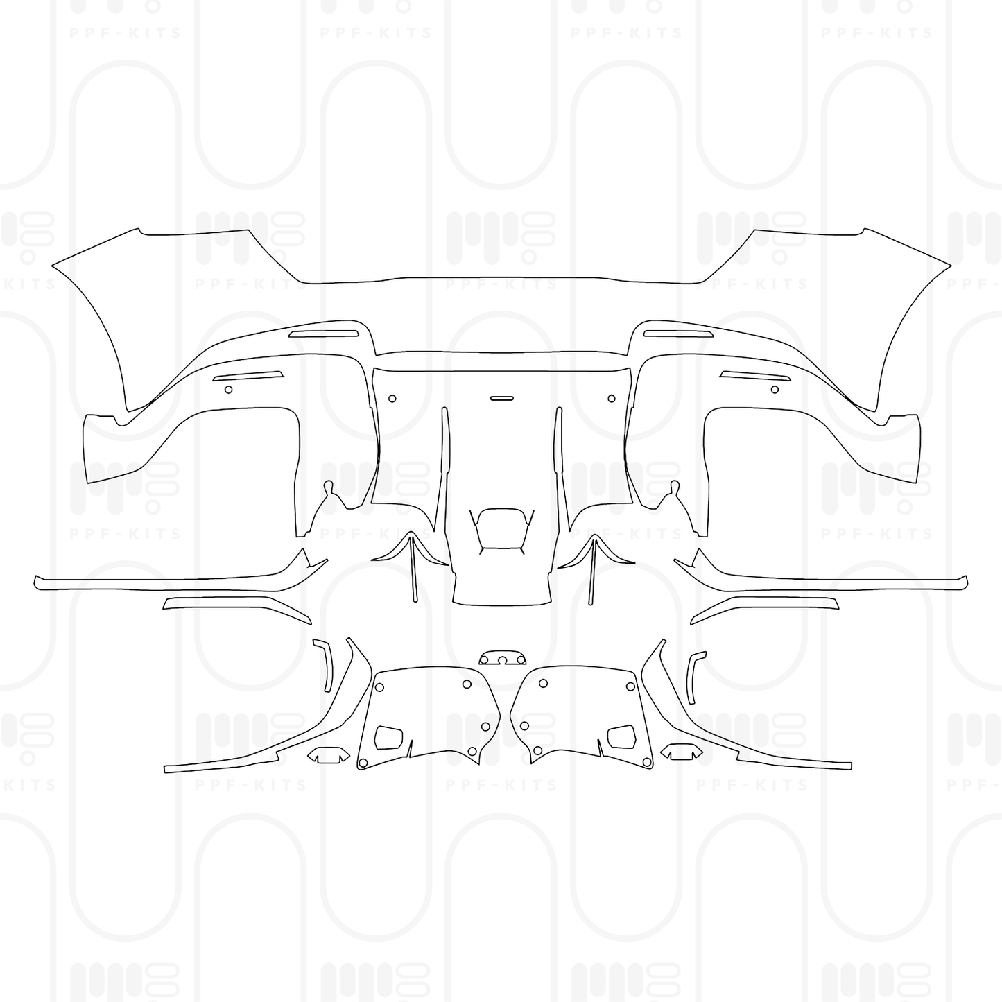 PPF prédécoupé Ferrari Purosangue 2025