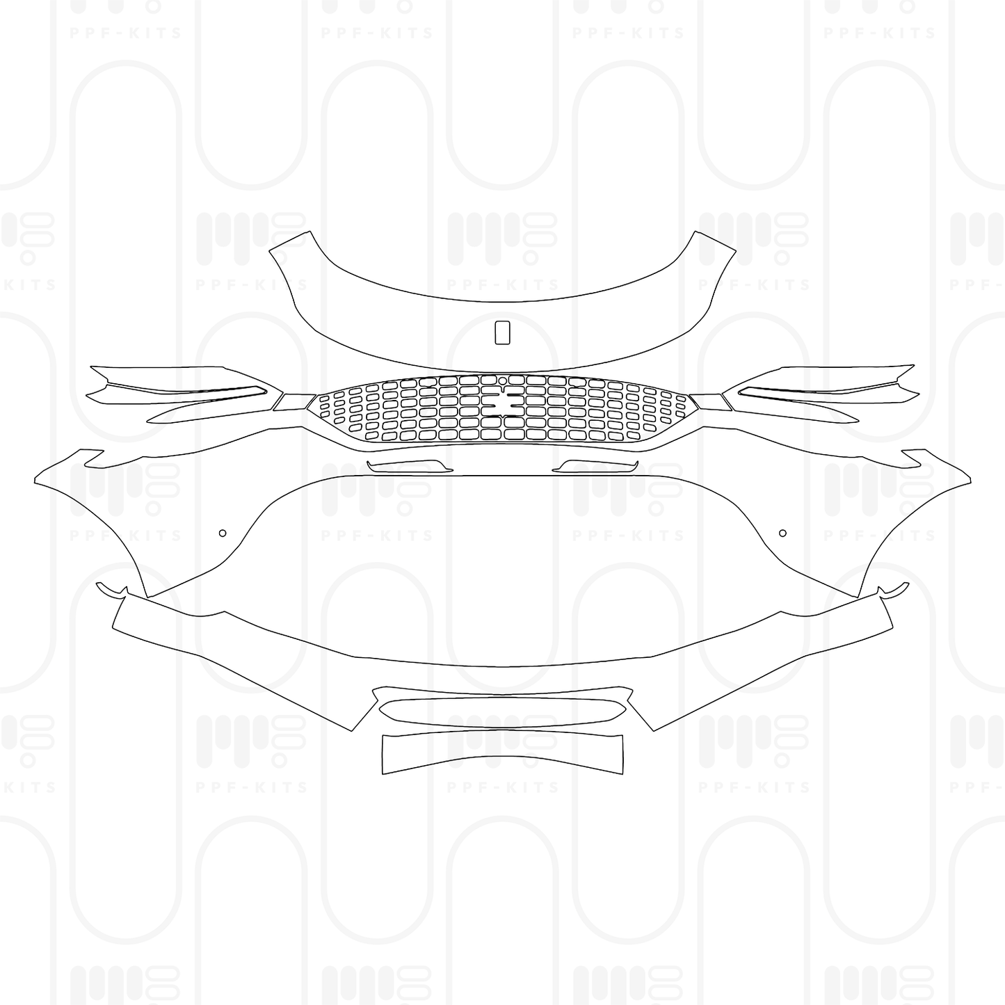 PPF prédécoupé Ferrari Roma Spider 2025