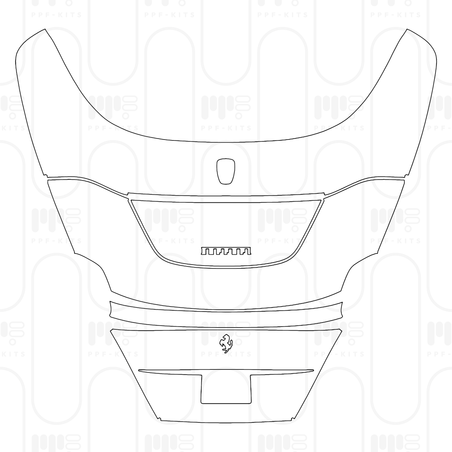 PPF prédécoupé Ferrari Roma Spider 2025