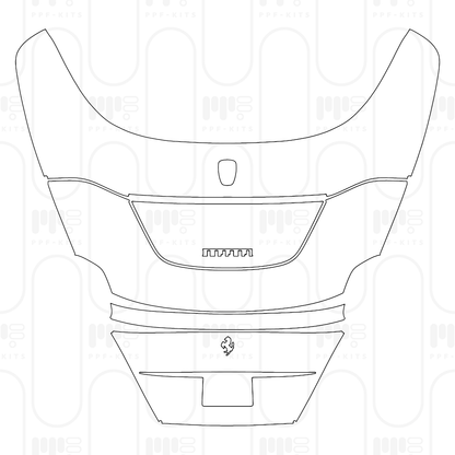 PPF prédécoupé Ferrari Roma Spider 2025