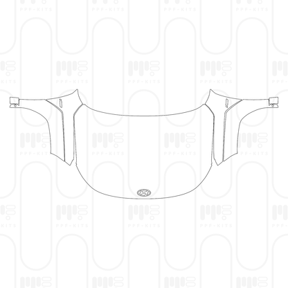 PPF prédécoupé Hyundai Kona N-Line 2024