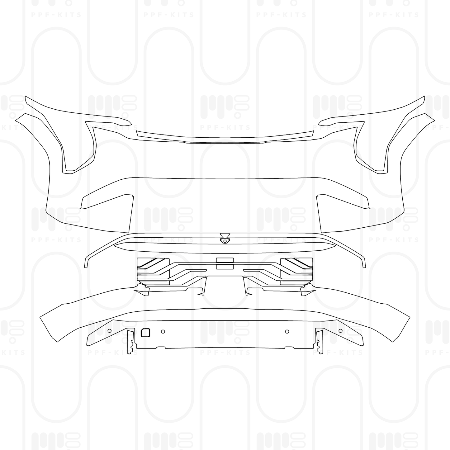 PPF prédécoupé KIA EV3 GT-Line 2025