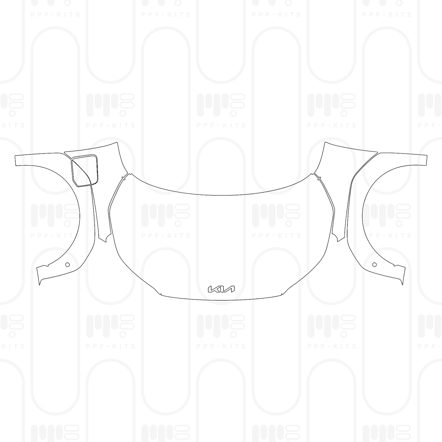 PPF prédécoupé KIA EV3 GT-Line 2025