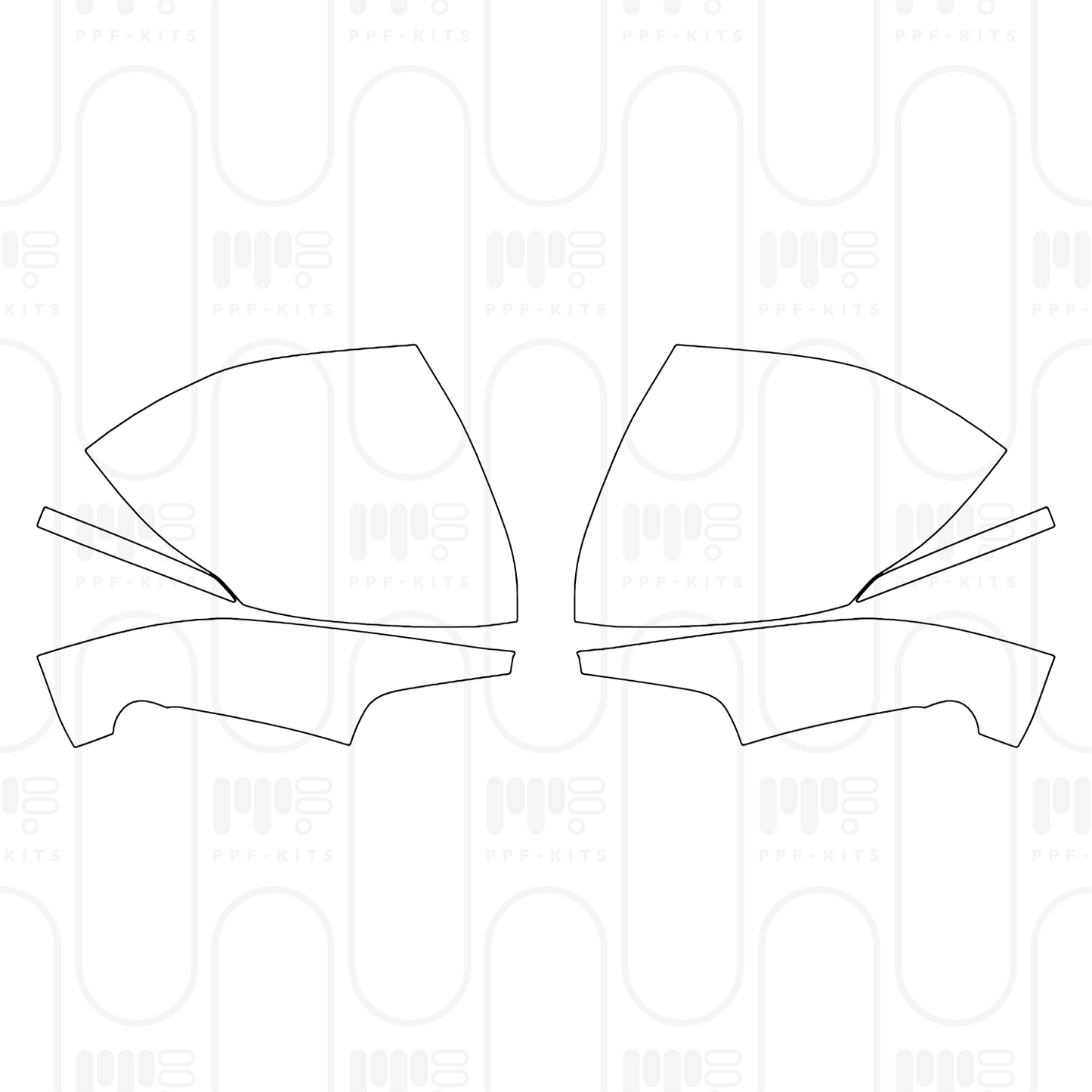 PPF prédécoupé KIA EV3 GT-Line 2025