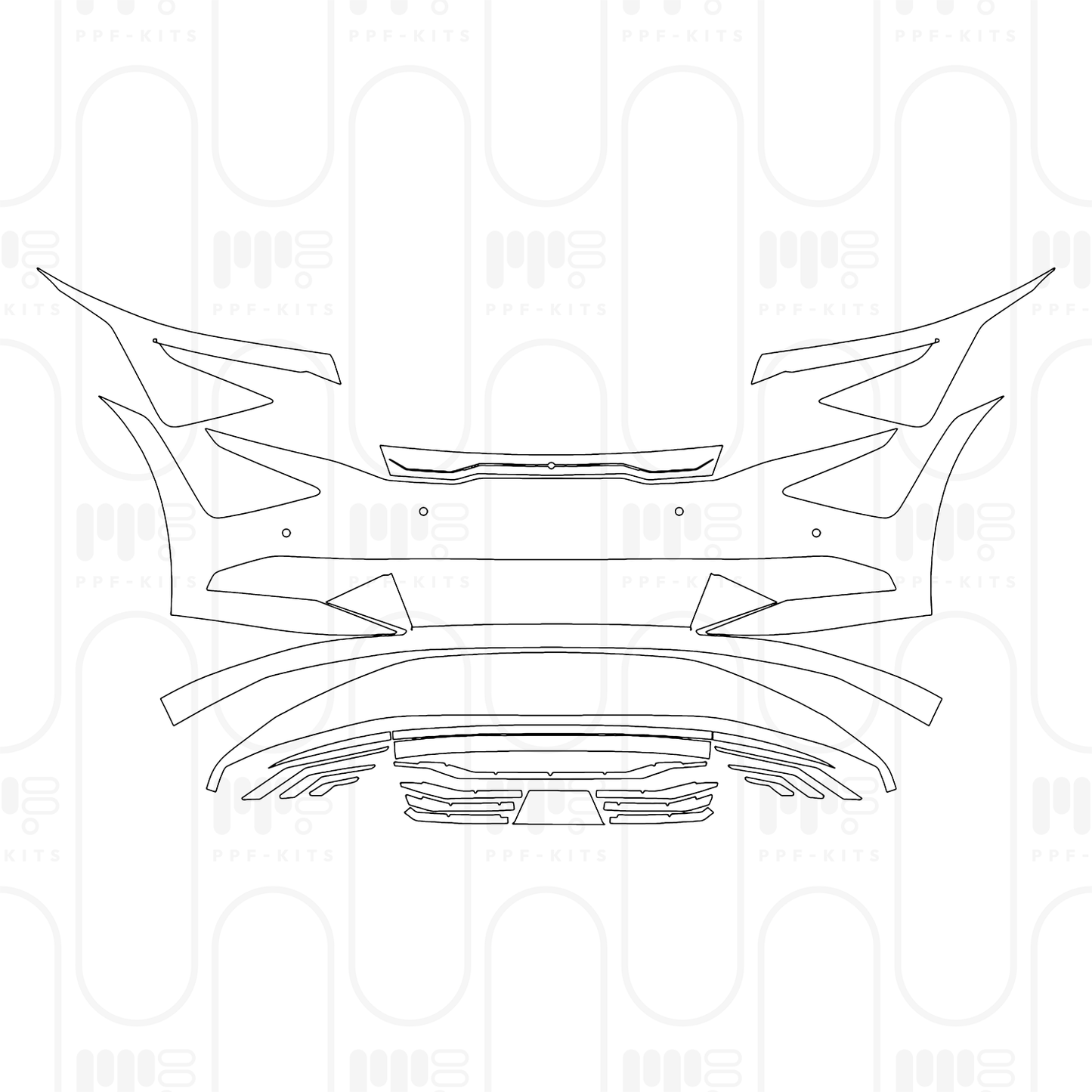 PPF prédécoupé KIA EV6 (EU) Air 2025