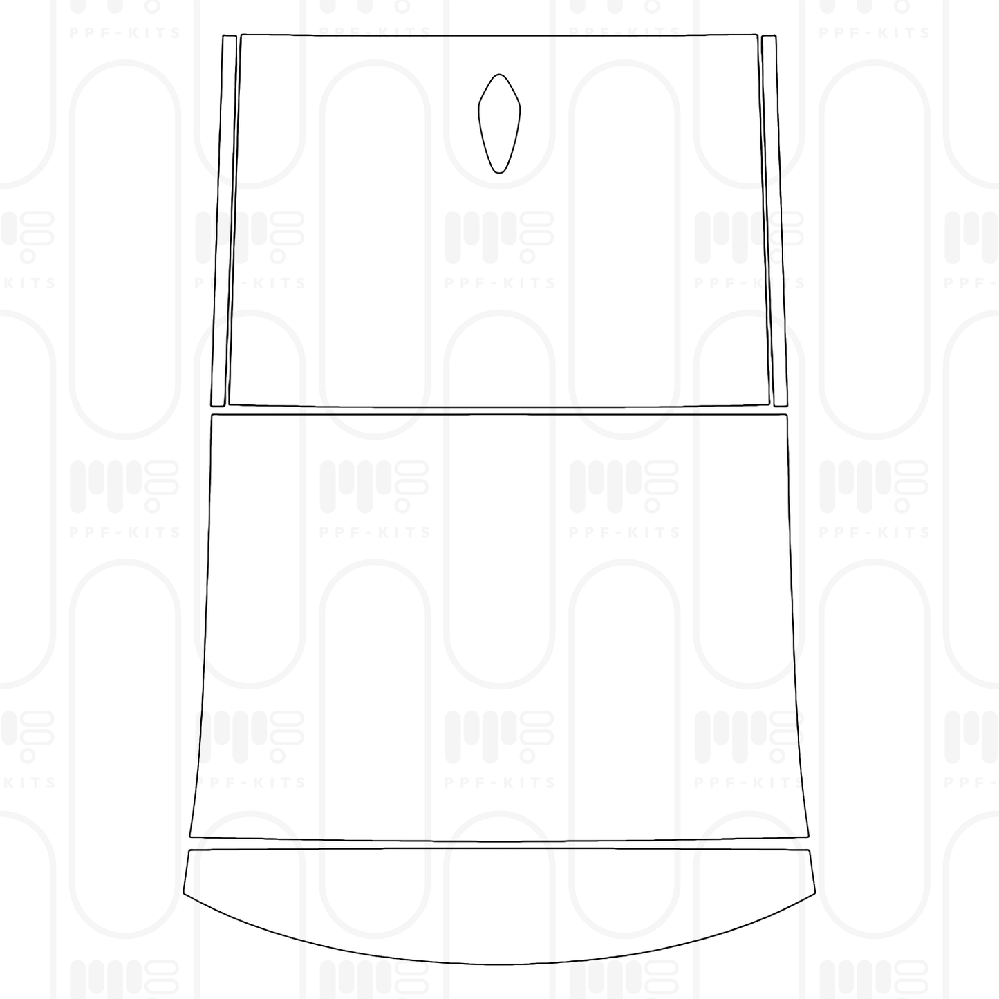 PPF prédécoupé KIA EV6 (EU) Air 2025