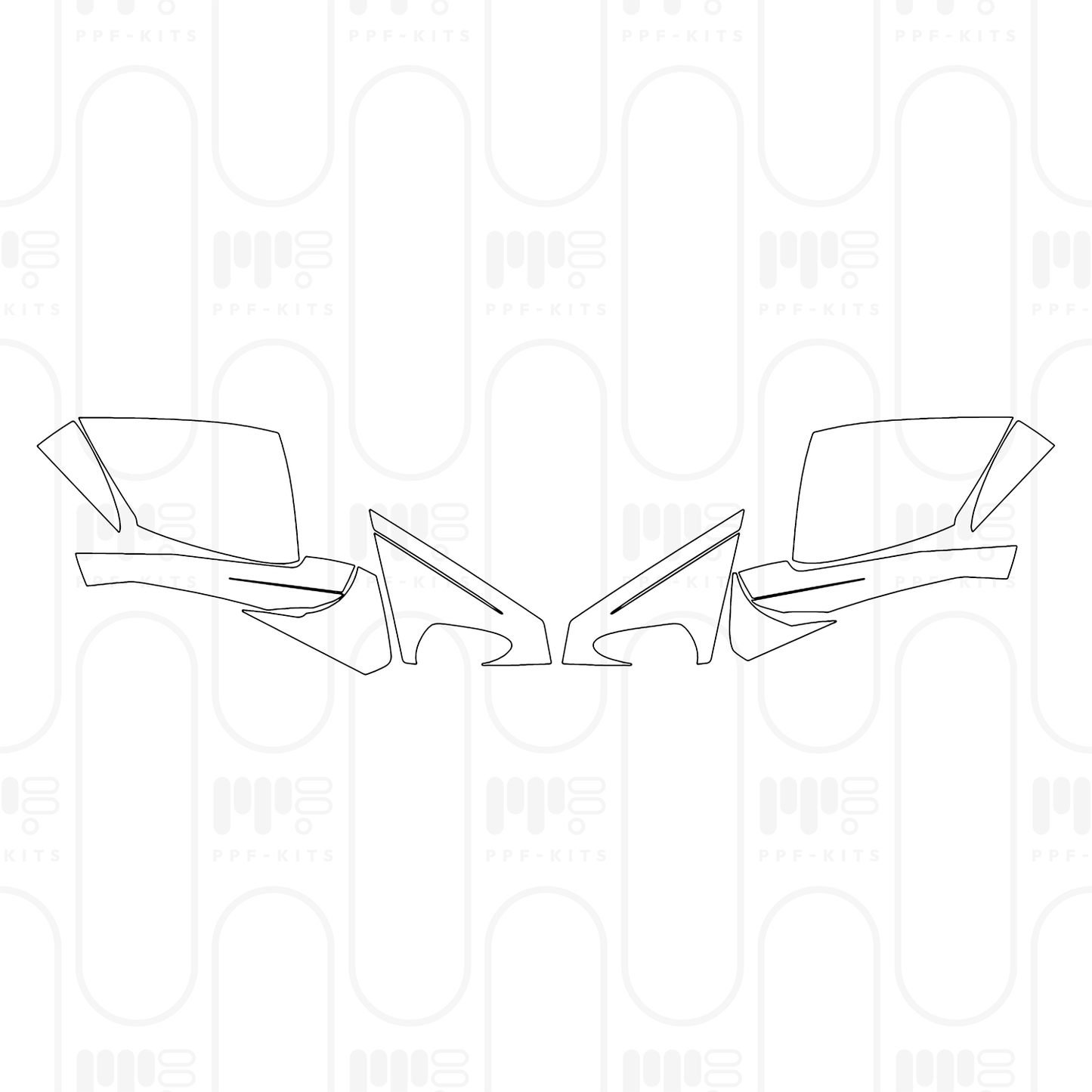 PPF prédécoupé KIA EV6 (EU) Air 2025