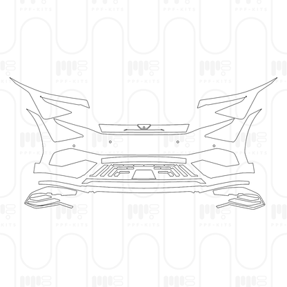 PPF prédécoupé KIA EV6 (EU) GT-Line 2025