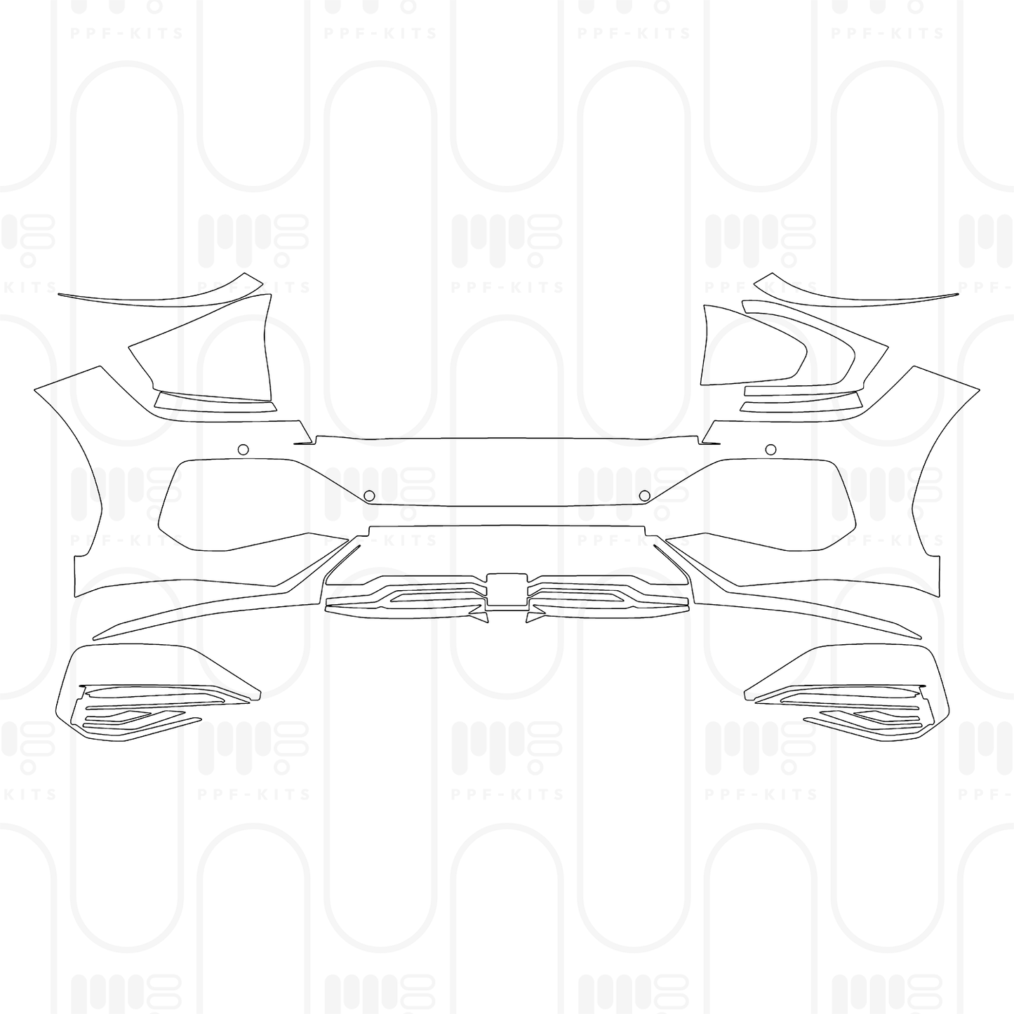 PPF prédécoupé KIA EV6 (EU) GT-Line 2025