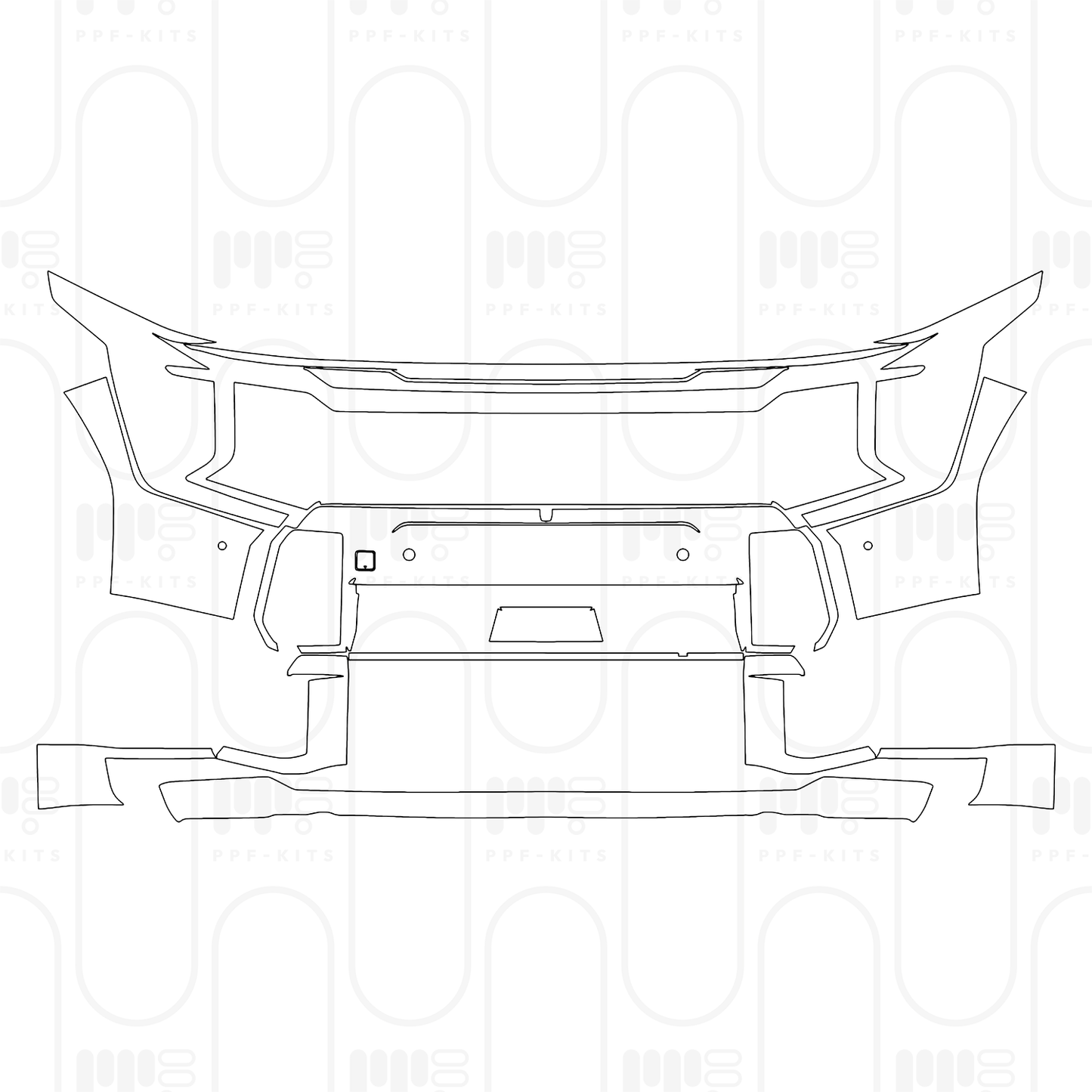PPF prédécoupé KIA EV9 GT-Line 2025