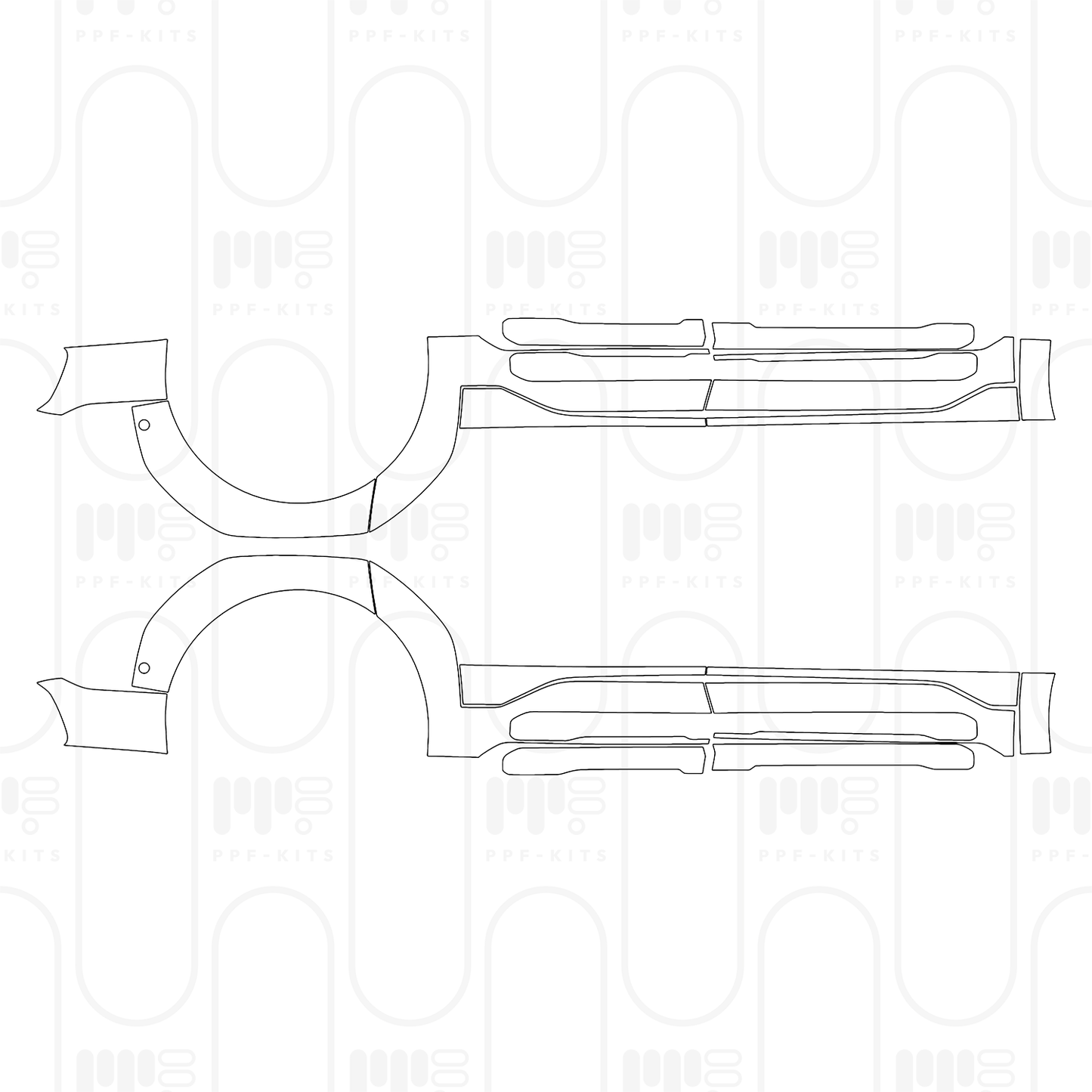 PPF prédécoupé KIA EV9 GT-Line 2025