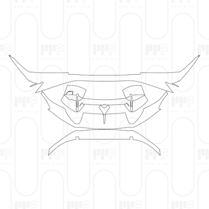PPF prédécoupé Lamborghini Huracan STO 2025
