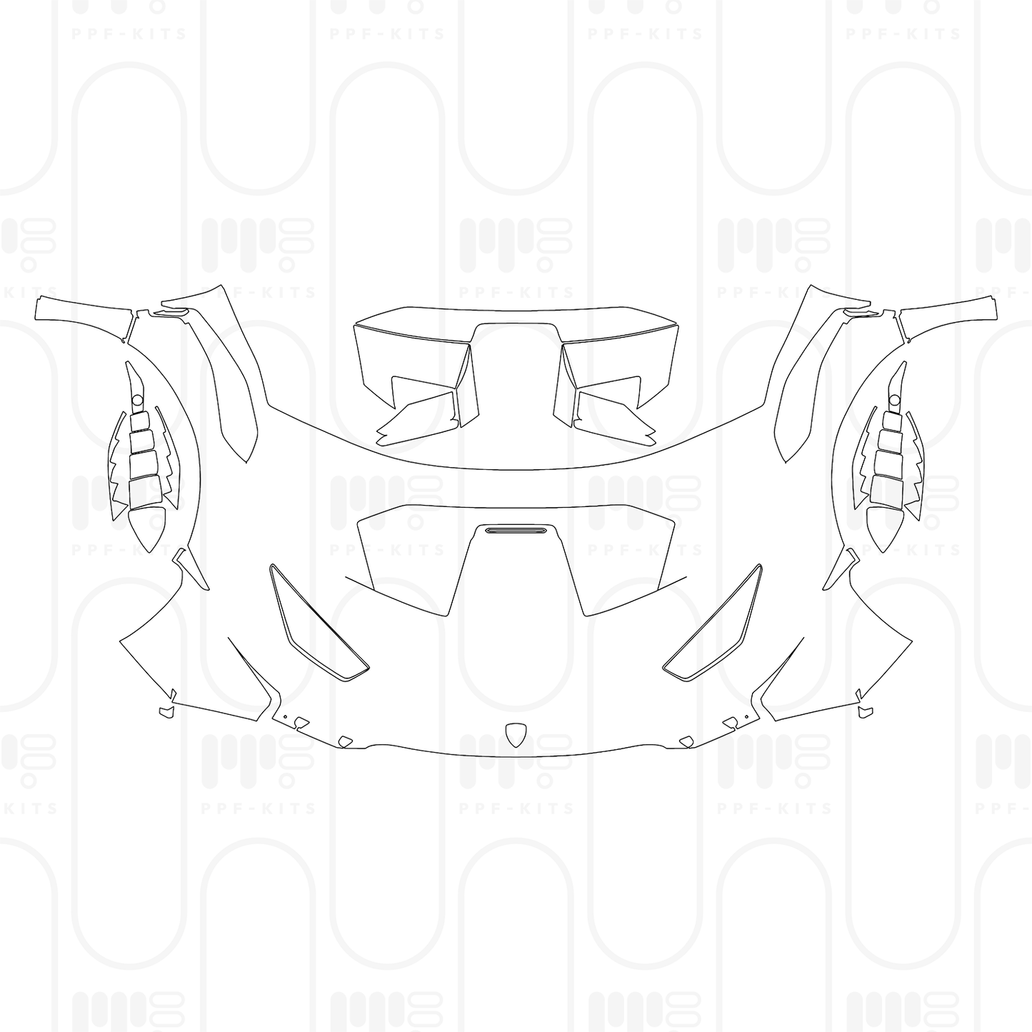 PPF prédécoupé Lamborghini Huracan STO 2025