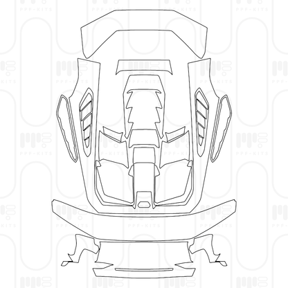 PPF prédécoupé Lamborghini Huracan Tecnica 2025