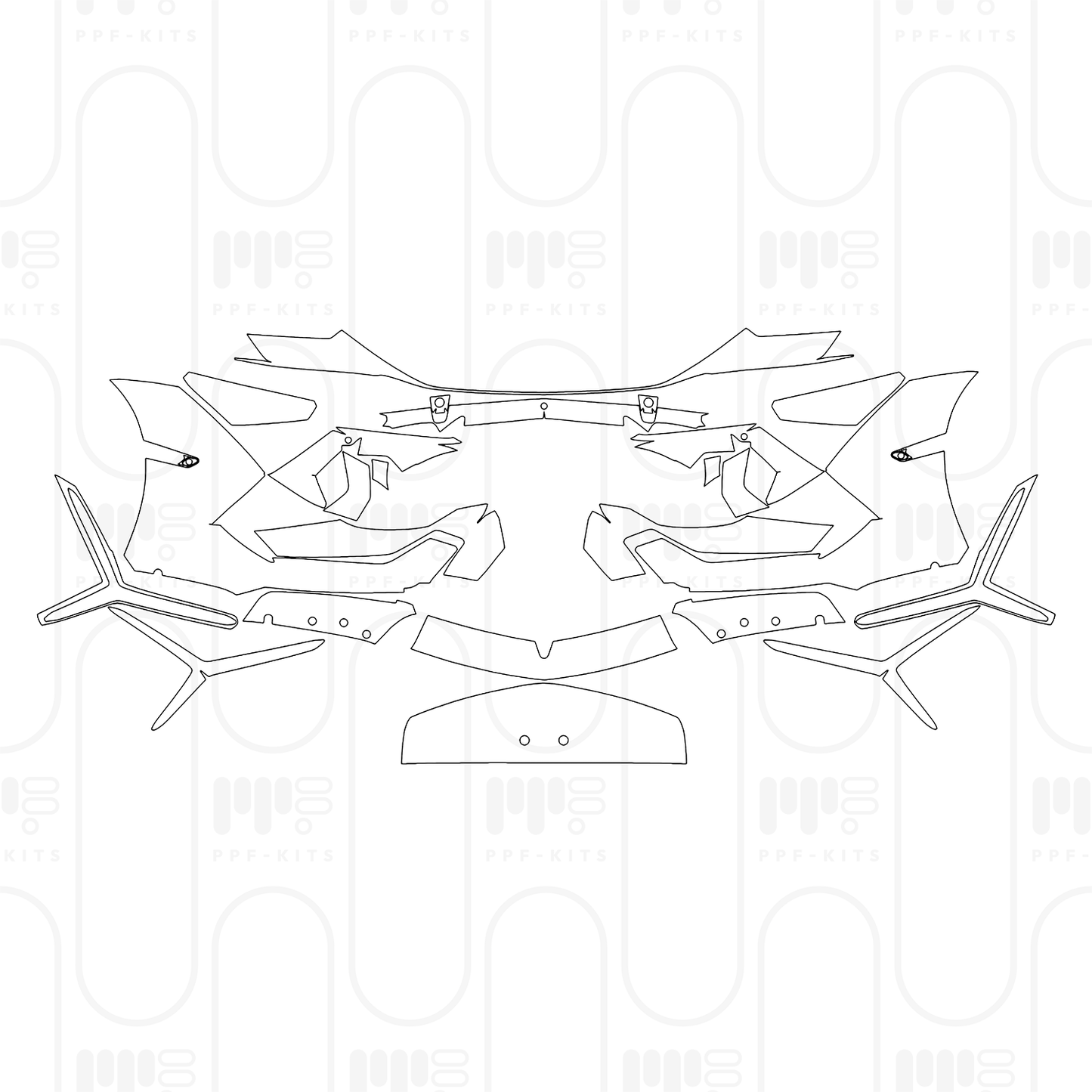 PPF prédécoupé Lamborghini Revuelto 2025