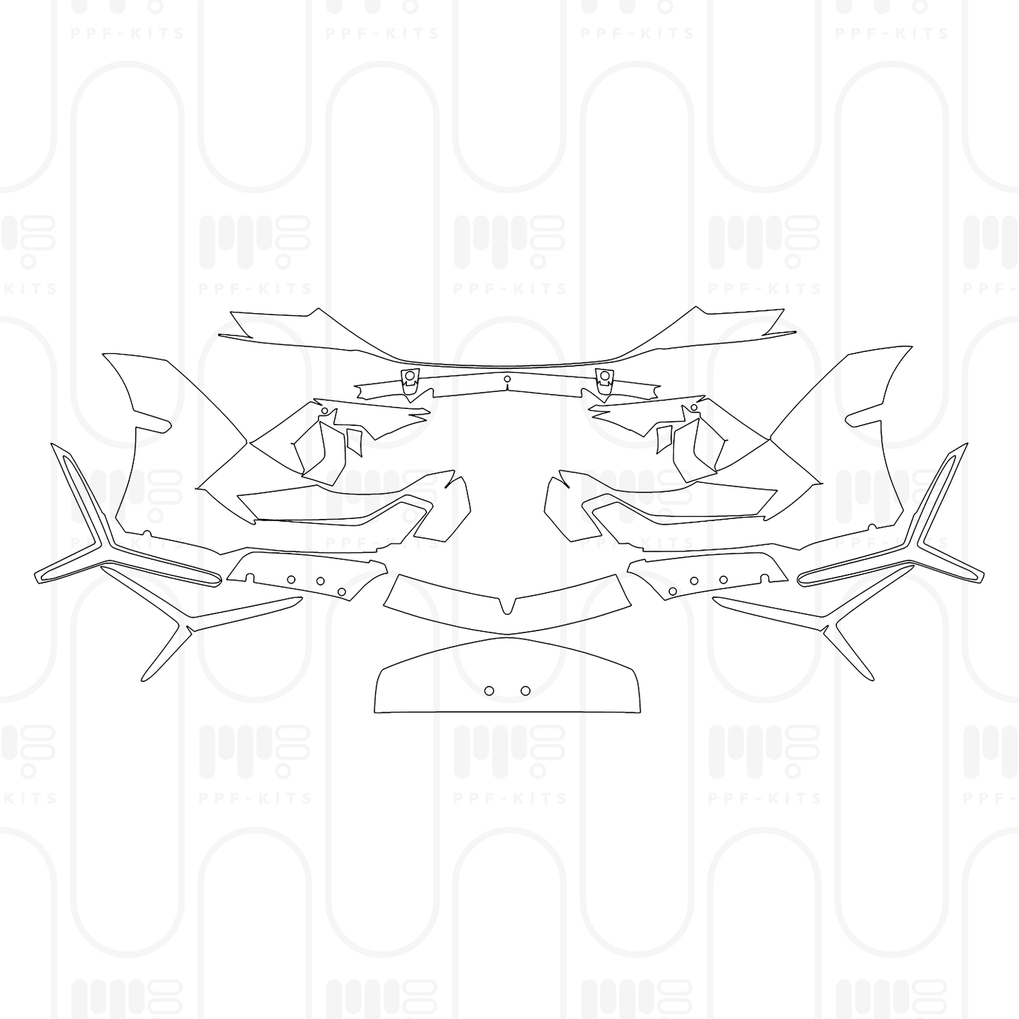 PPF prédécoupé Lamborghini Revuelto 2025