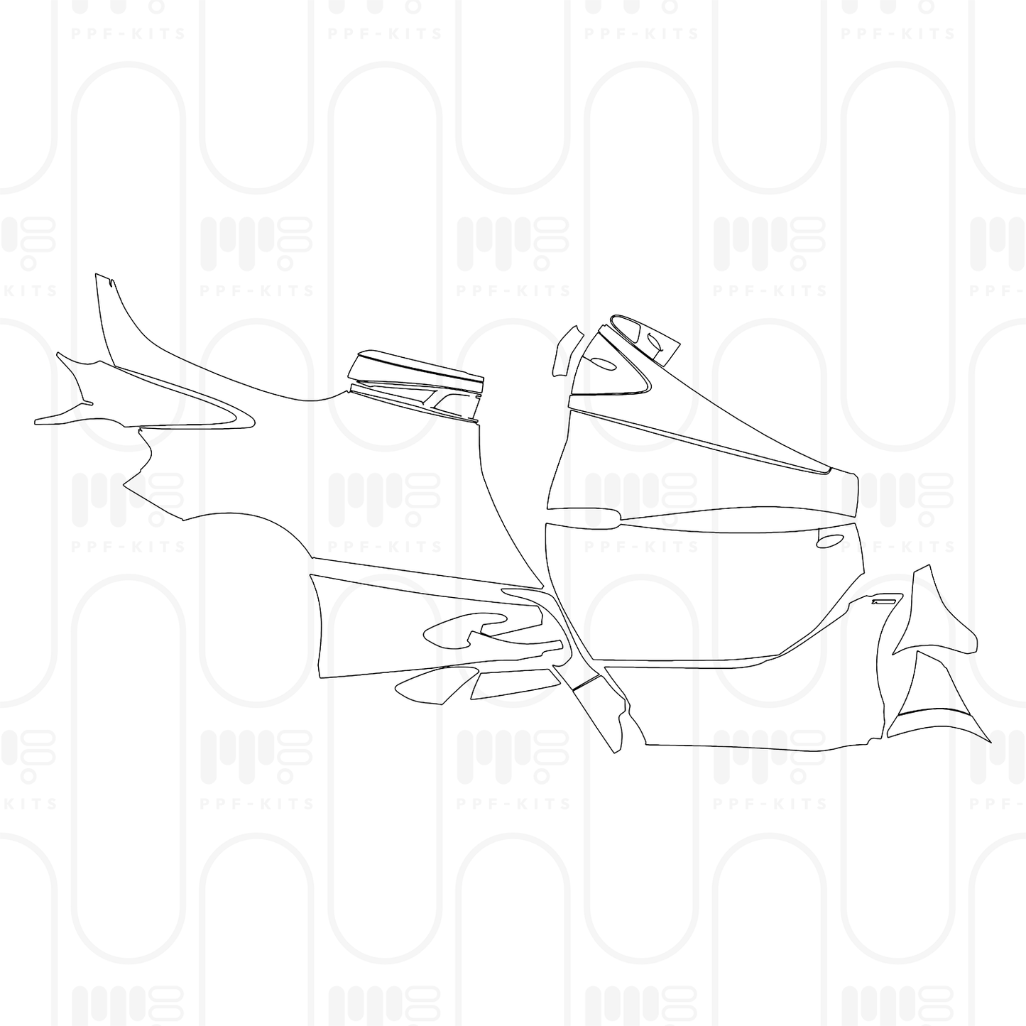 PPF prédécoupé McLaren 750S Spider 2025