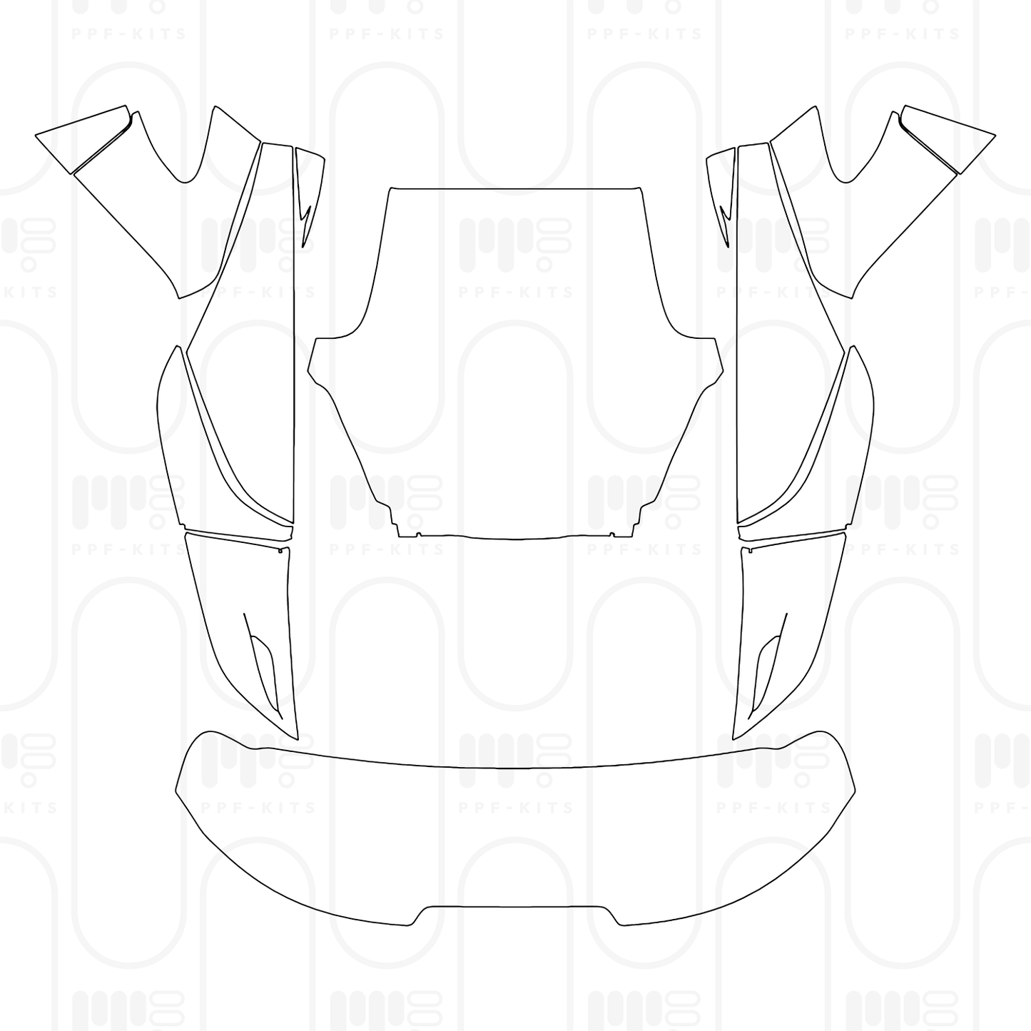 PPF prédécoupé McLaren 750S Spider 2025