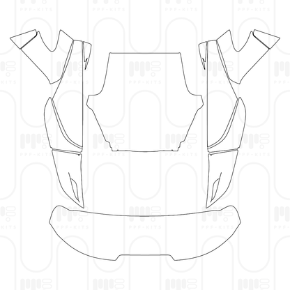 PPF prédécoupé McLaren 750S Spider 2025