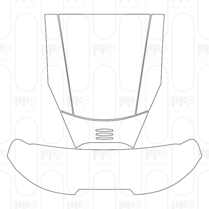 PPF prédécoupé McLaren 750S Coupe 2025
