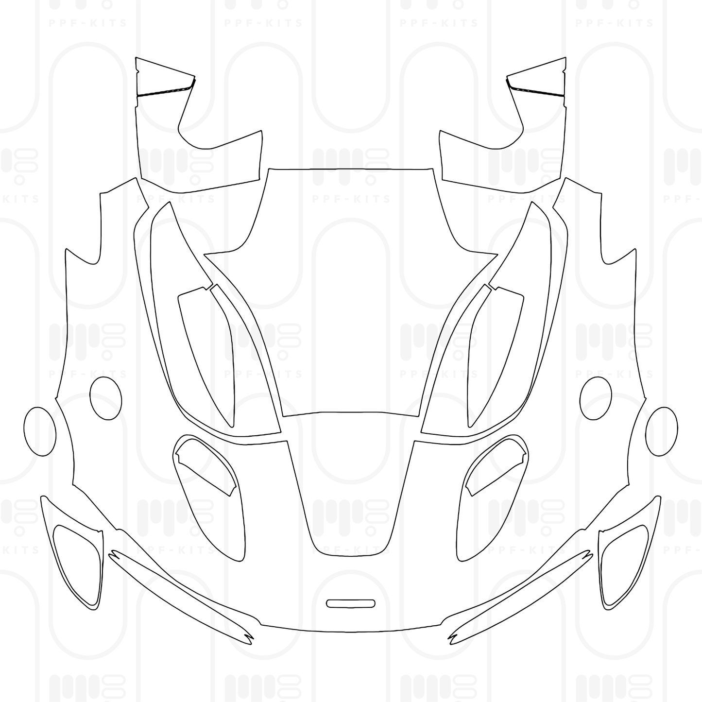 PPF prédécoupé McLaren Artura Spider 2025