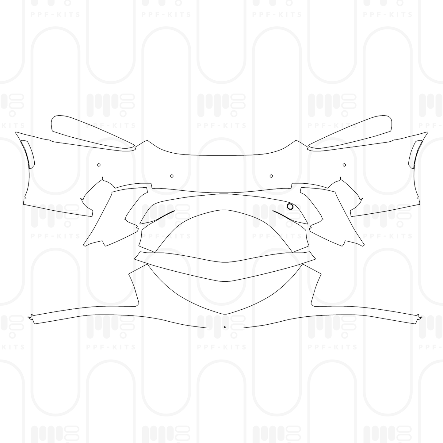 PPF prédécoupé McLaren GT 2025