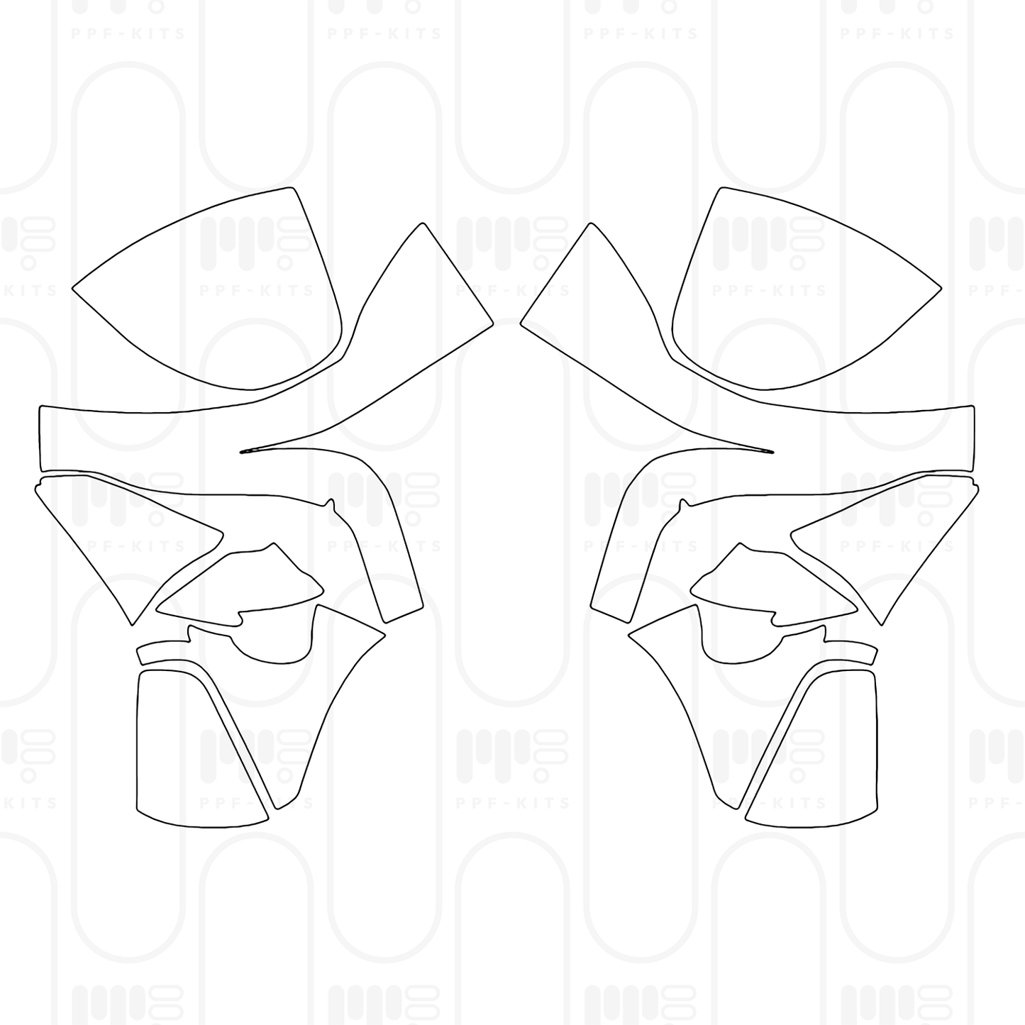 PPF prédécoupé McLaren GTS 2025