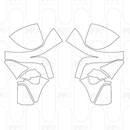 PPF prédécoupé McLaren GTS 2025