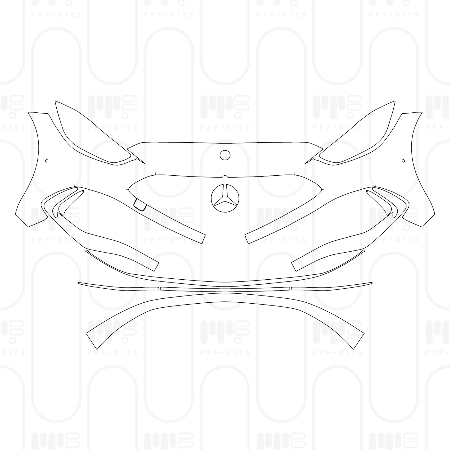 PPF prédécoupé Mercedes-Benz C Class Estate AMG C43 2025