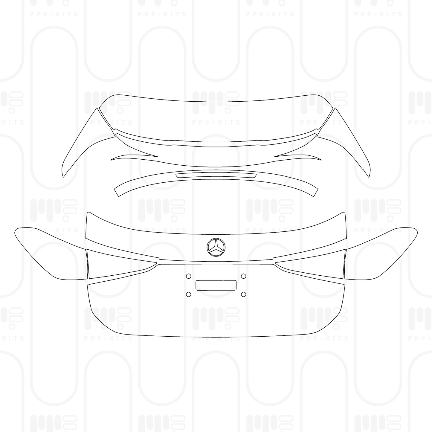 PPF prédécoupé Mercedes-Benz C Class Estate AMG C43 2025