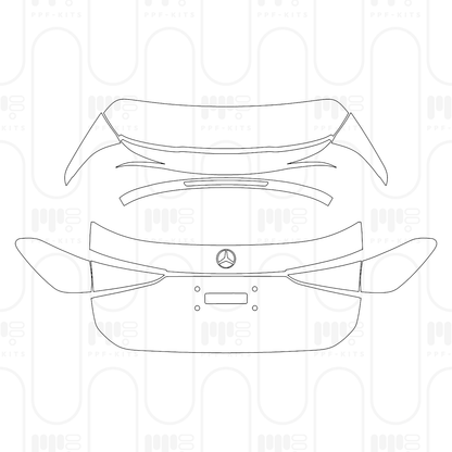 PPF prédécoupé Mercedes-Benz C Class Estate AMG C43 2025