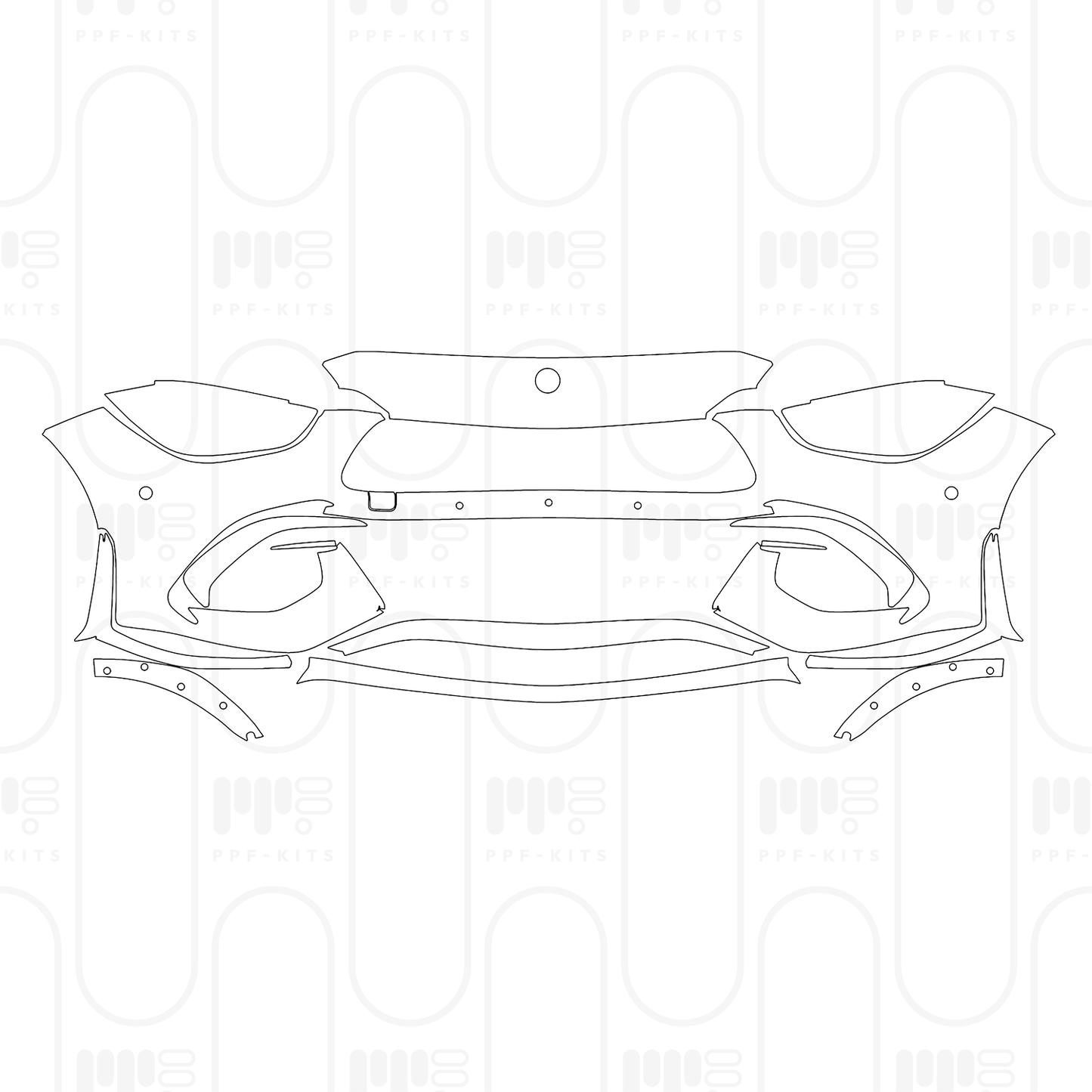 PPF prédécoupé Mercedes-Benz C Class Sedan AMG C63 S e Performance 2025