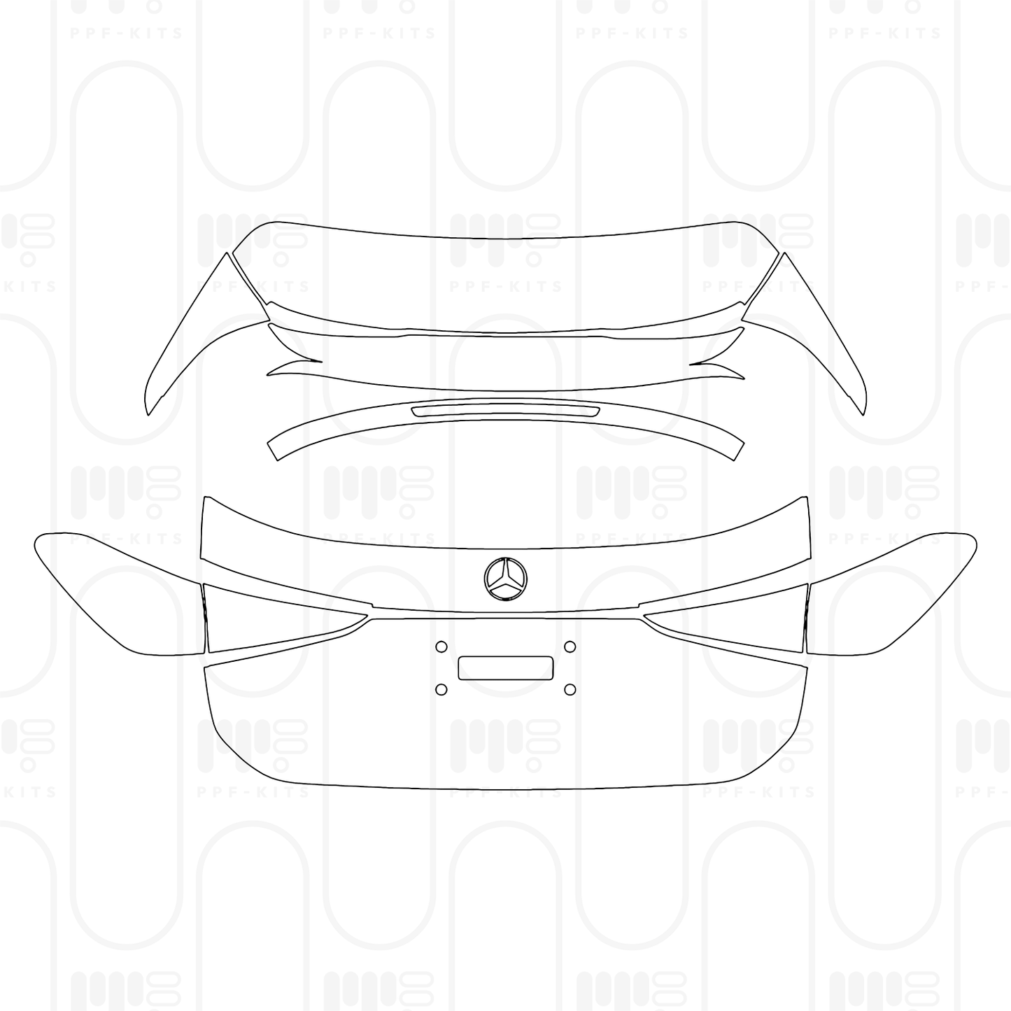 PPF prédécoupé Mercedes-Benz C Class Estate AMG C63 S e Performance 2025