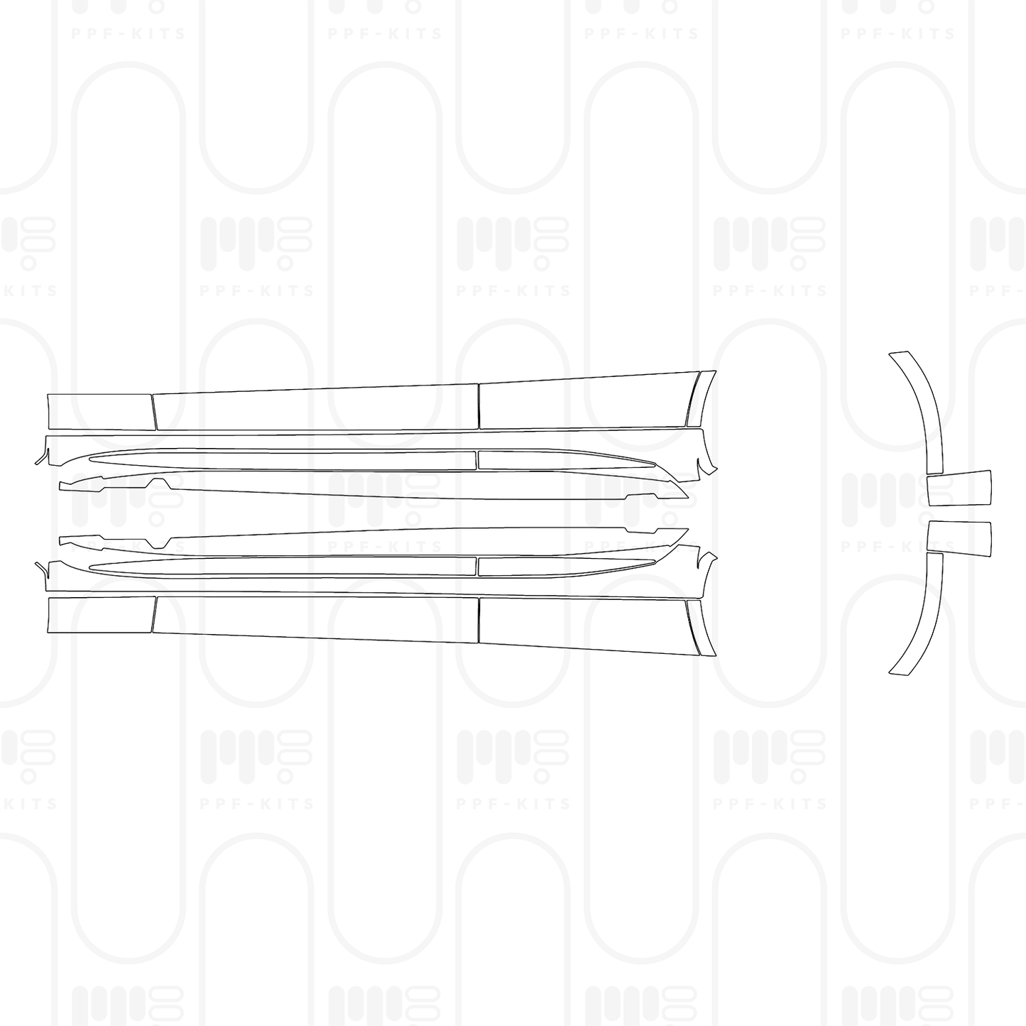 PPF prédécoupé Mercedes-Benz C Class Estate AMG C63 S e Performance 2025