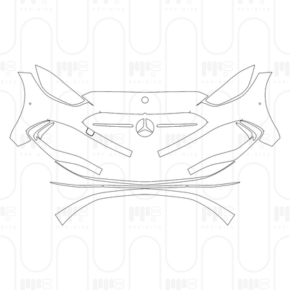 PPF prédécoupé Mercedes-Benz C Class Sedan AMG Line Extended Wheelbase 2025