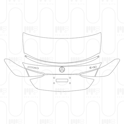 PPF prédécoupé Mercedes-Benz C Class Sedan AMG C43 2025