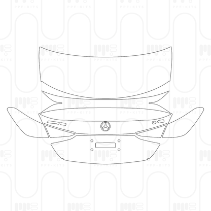 PPF prédécoupé Mercedes-Benz C Class Sedan AMG C43 2025