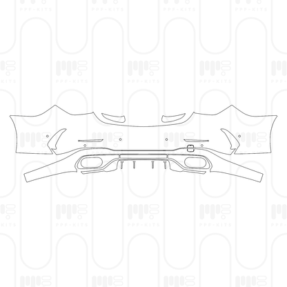 PPF prédécoupé Mercedes-Benz C Class Sedan AMG C43 2025