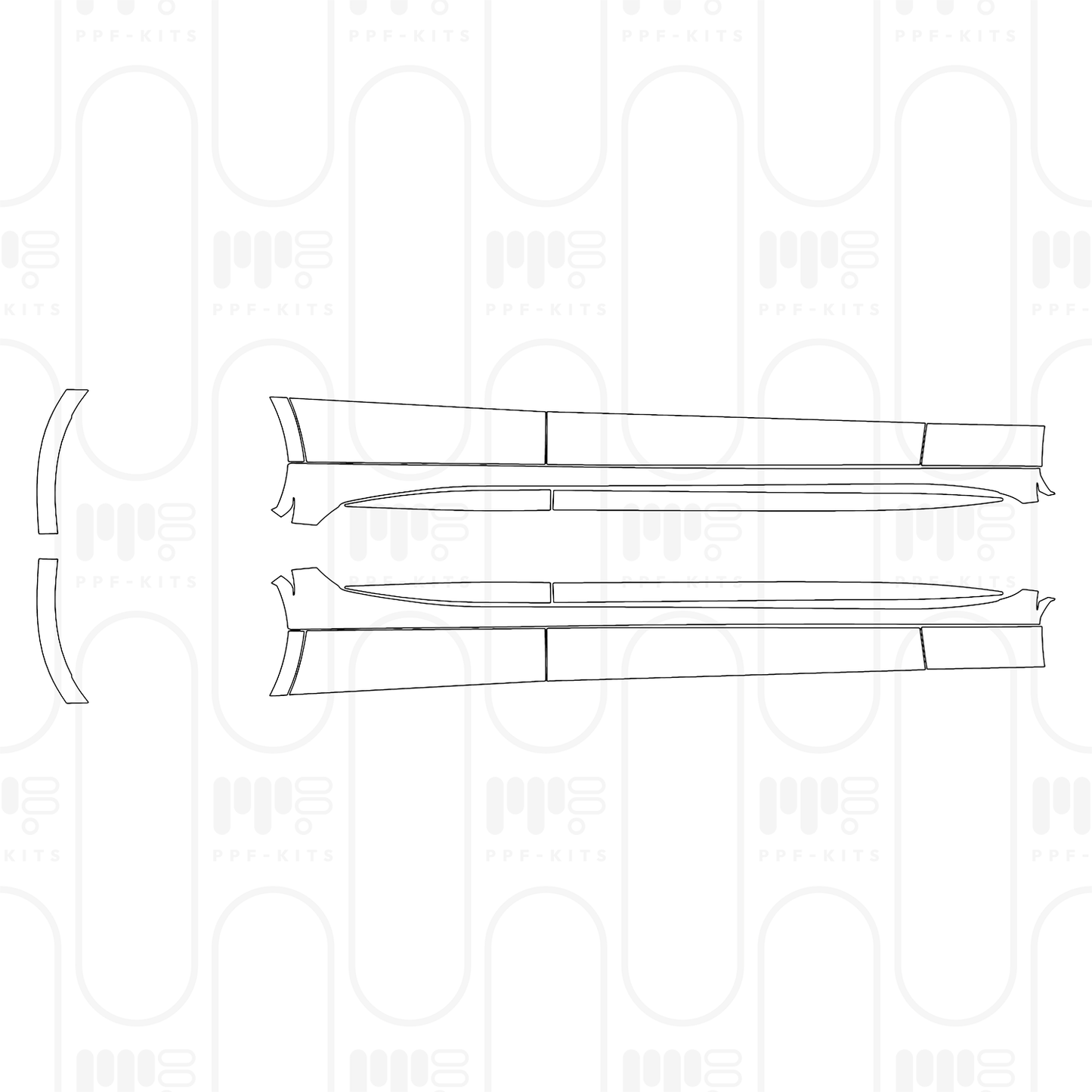 PPF prédécoupé Mercedes-Benz C Class Sedan AMG C43 2025