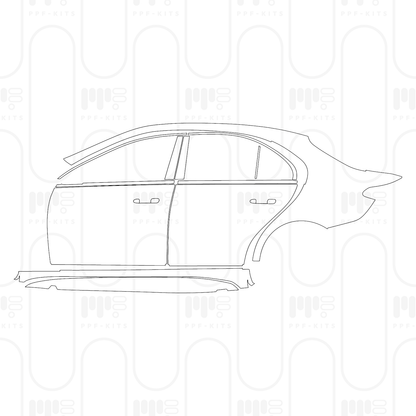PPF prédécoupé Mercedes-Benz C Class Sedan AMG Line Standard Wheelbase 2025