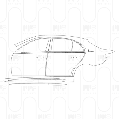 PPF prédécoupé Mercedes-Benz C Class Sedan AMG Line Extended Wheelbase 2025