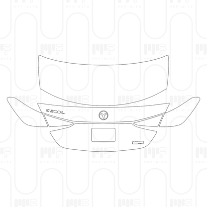 PPF prédécoupé Mercedes-Benz C Class Sedan AMG Line Extended Wheelbase 2025