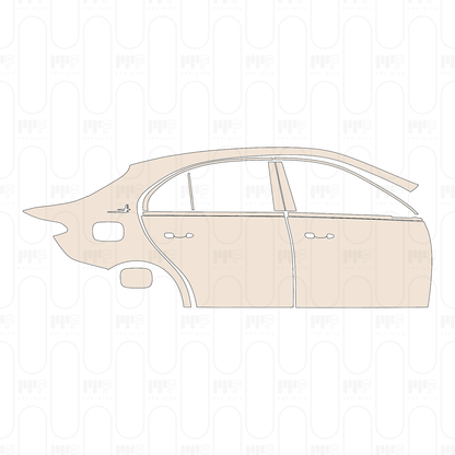 PPF prédécoupé Mercedes-Benz C Class Sedan Base Extended Wheelbase 2024