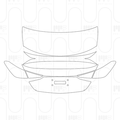 PPF prédécoupé Mercedes-Benz C Class Sedan AMG C63 S e Performance 2025