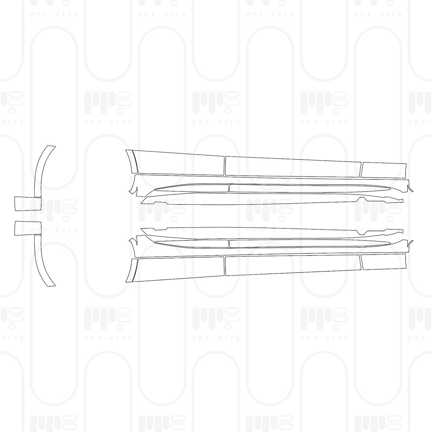PPF prédécoupé Mercedes-Benz C Class Sedan AMG C63 S e Performance 2025